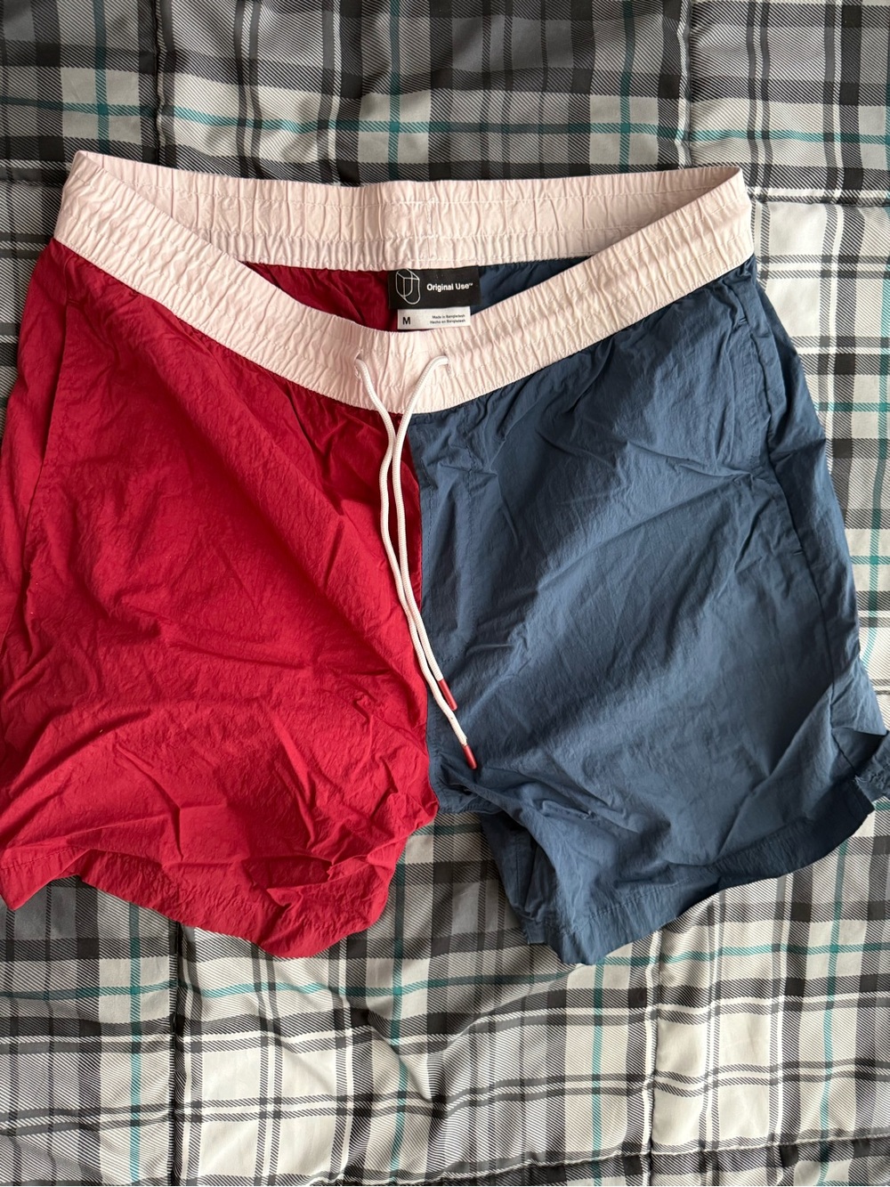 Original Use Color Block Swim Trunks | Men’s Medium | Retro Vintage Style